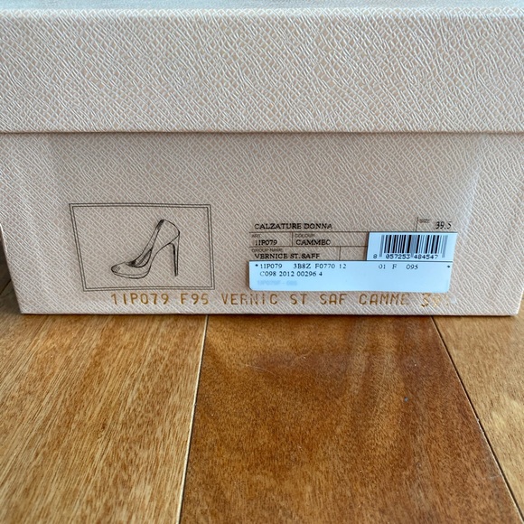 Prada Saffiano Leather Platform Pumps, Size 39.5 - Picture 13 of 16